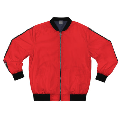 2Bdiscontinued. unisex bomber jacket red