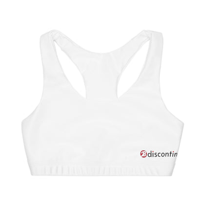2Bdiscontinued. girls' double lined seamless sports bra wht