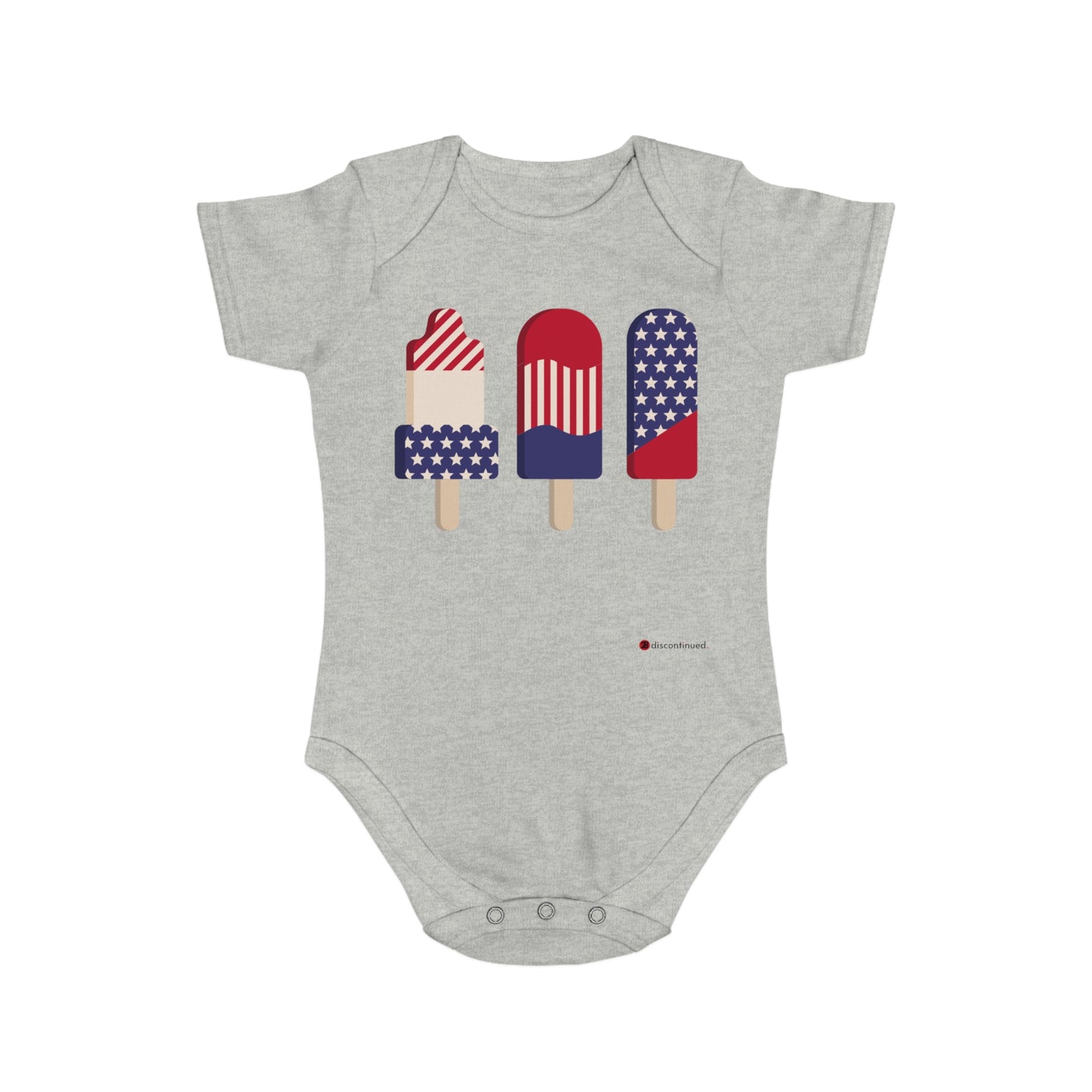 2Bdiscontinued. short sleeve baby bodysuit pops