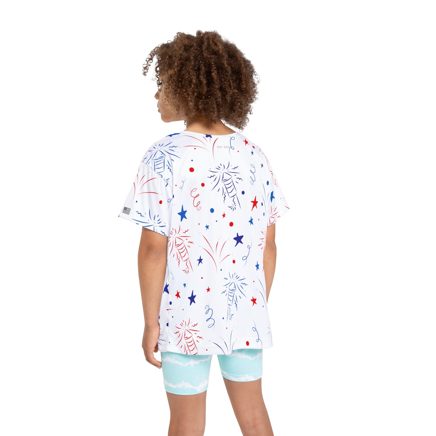 2Bdiscontinued. kids athletic tee fireworks