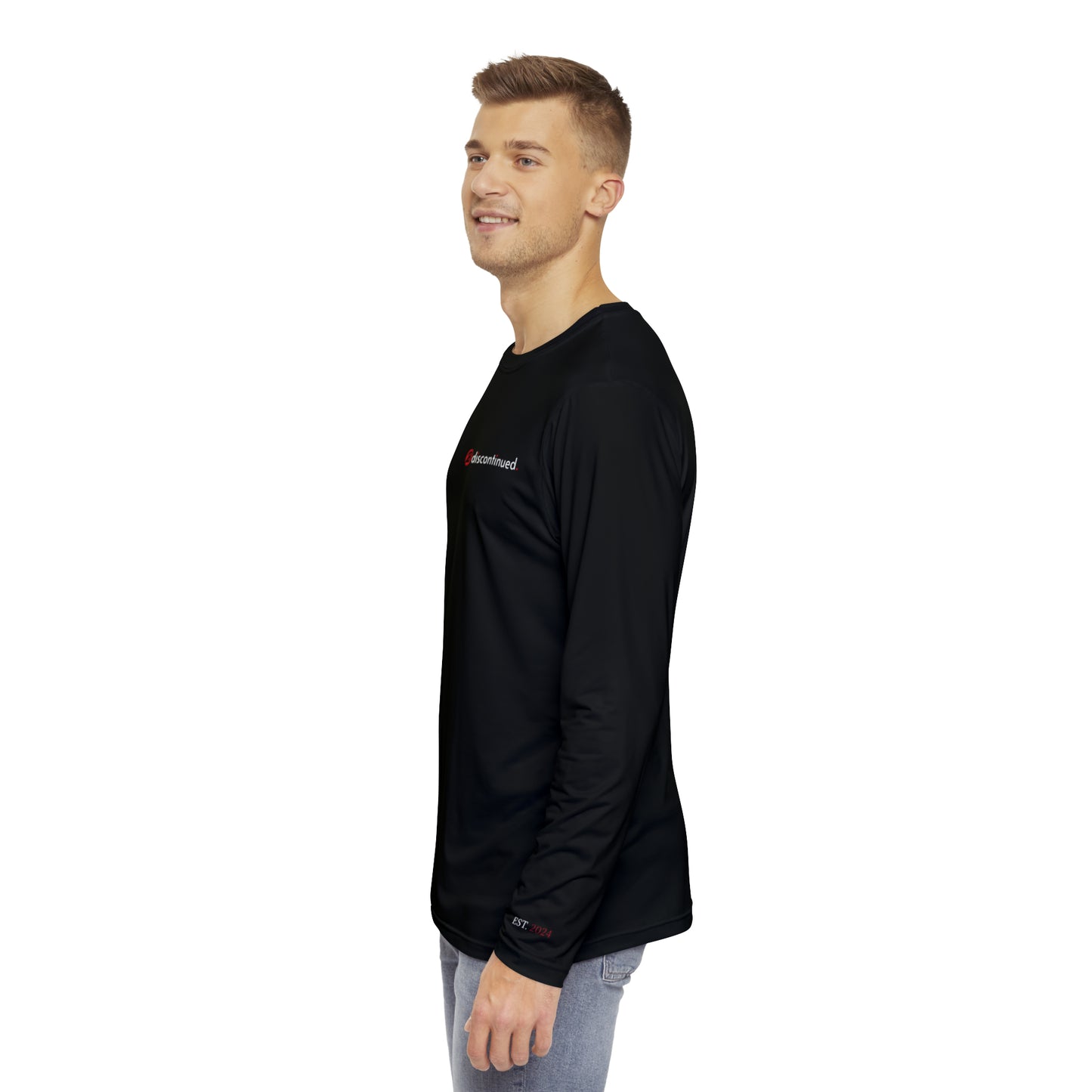 2Bdiscontinued. men's long sleeve shirt blkdsc