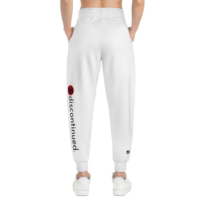 2Bdiscontinued. unisex athletic joggers wht