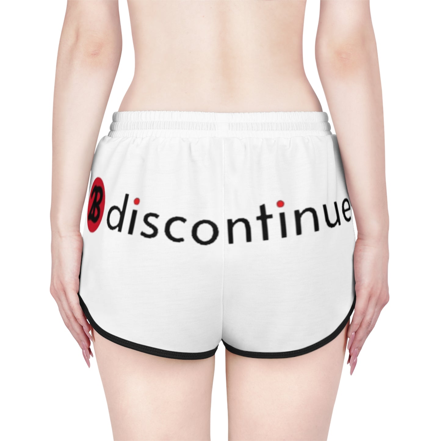 2Bdiscontinued. women's relaxed sports shorts whtdsc