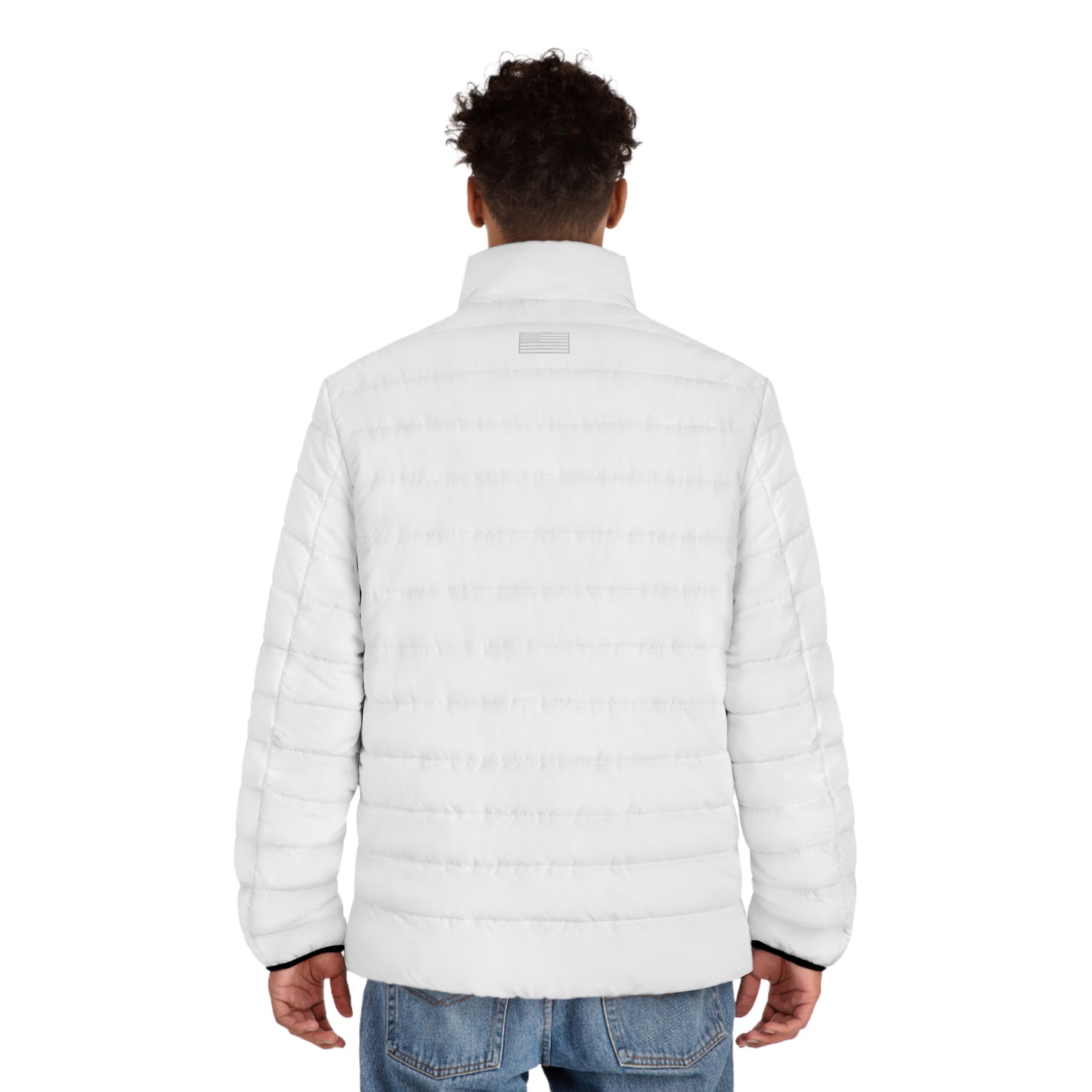 2Bdiscontinued. unisex puffer jacket  wht