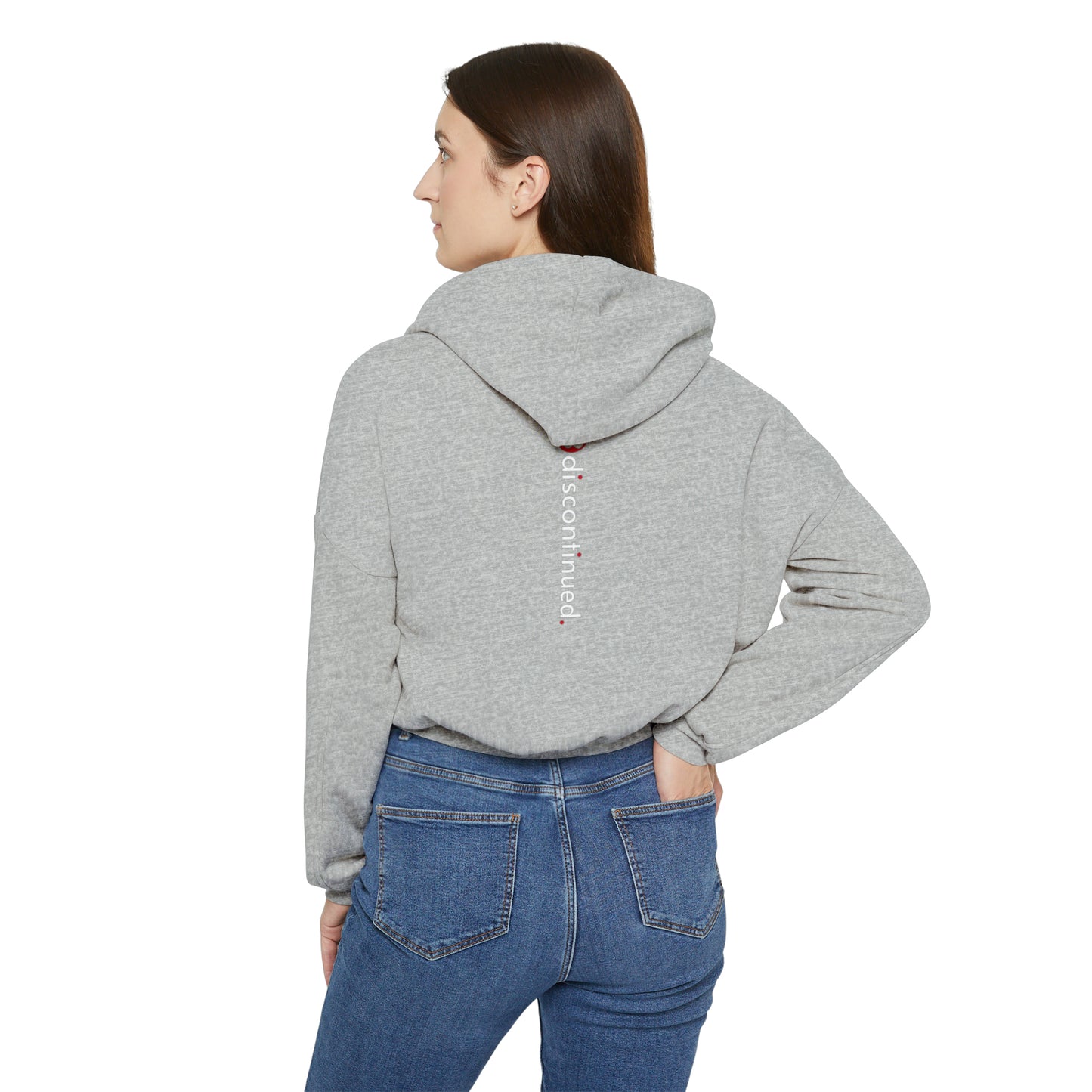 2Bdiscontinued. women's cinched bottom hoodie