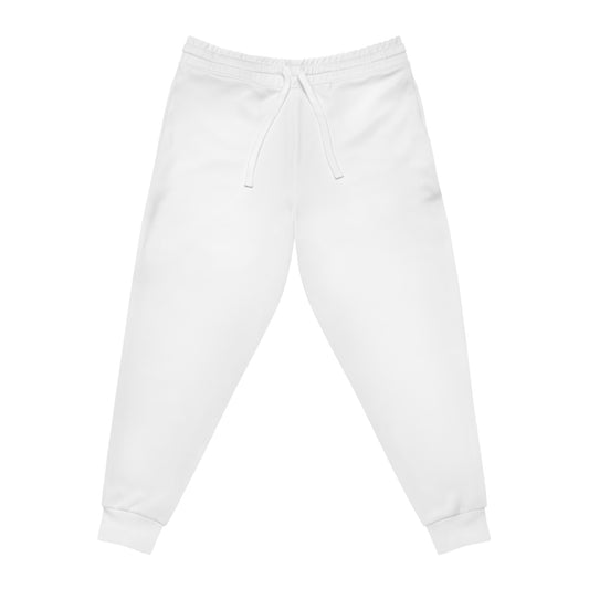 2Bdiscontinued. unisex athletic joggers wht
