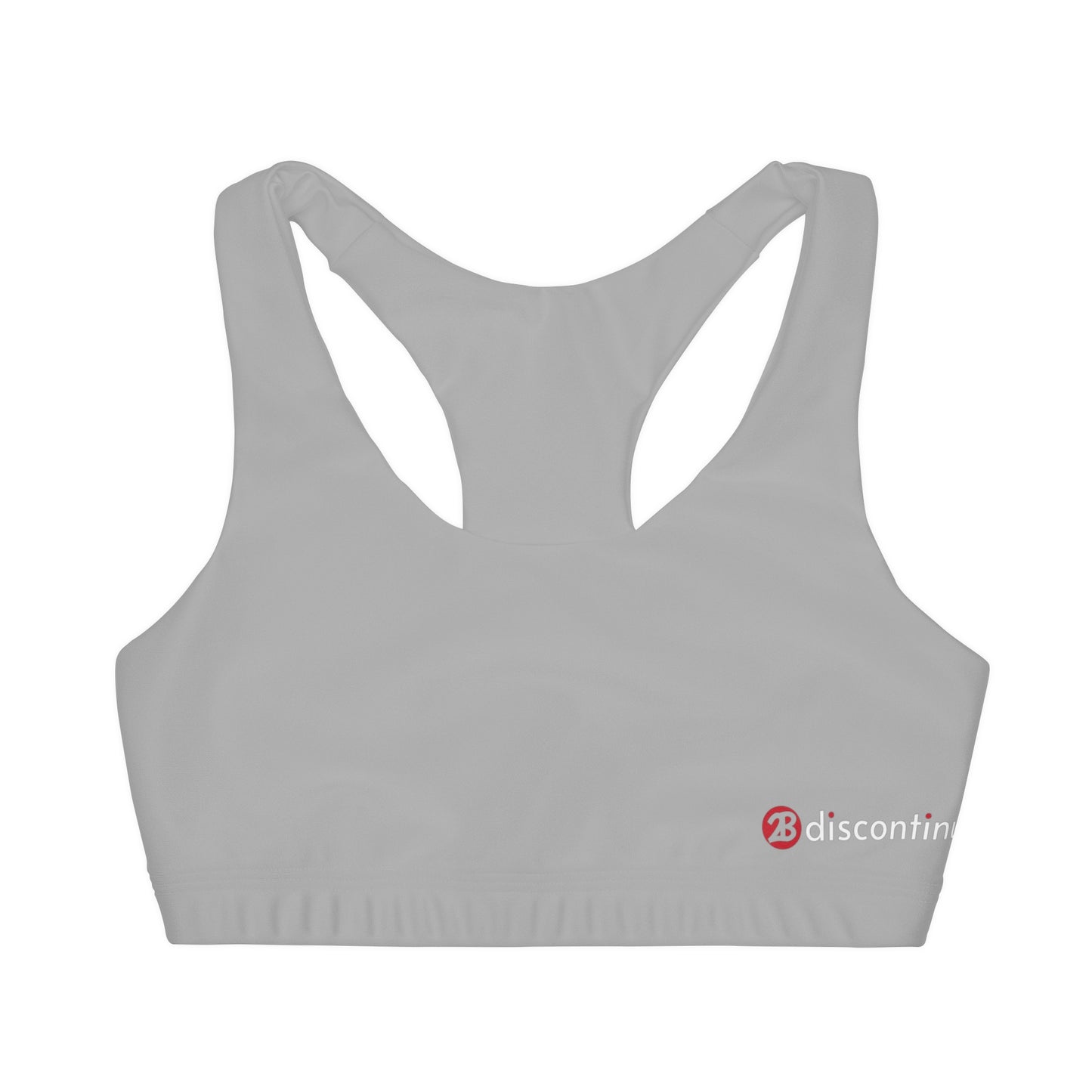 2Bdiscontinued. girls' double lined seamless sports bra lhtgry