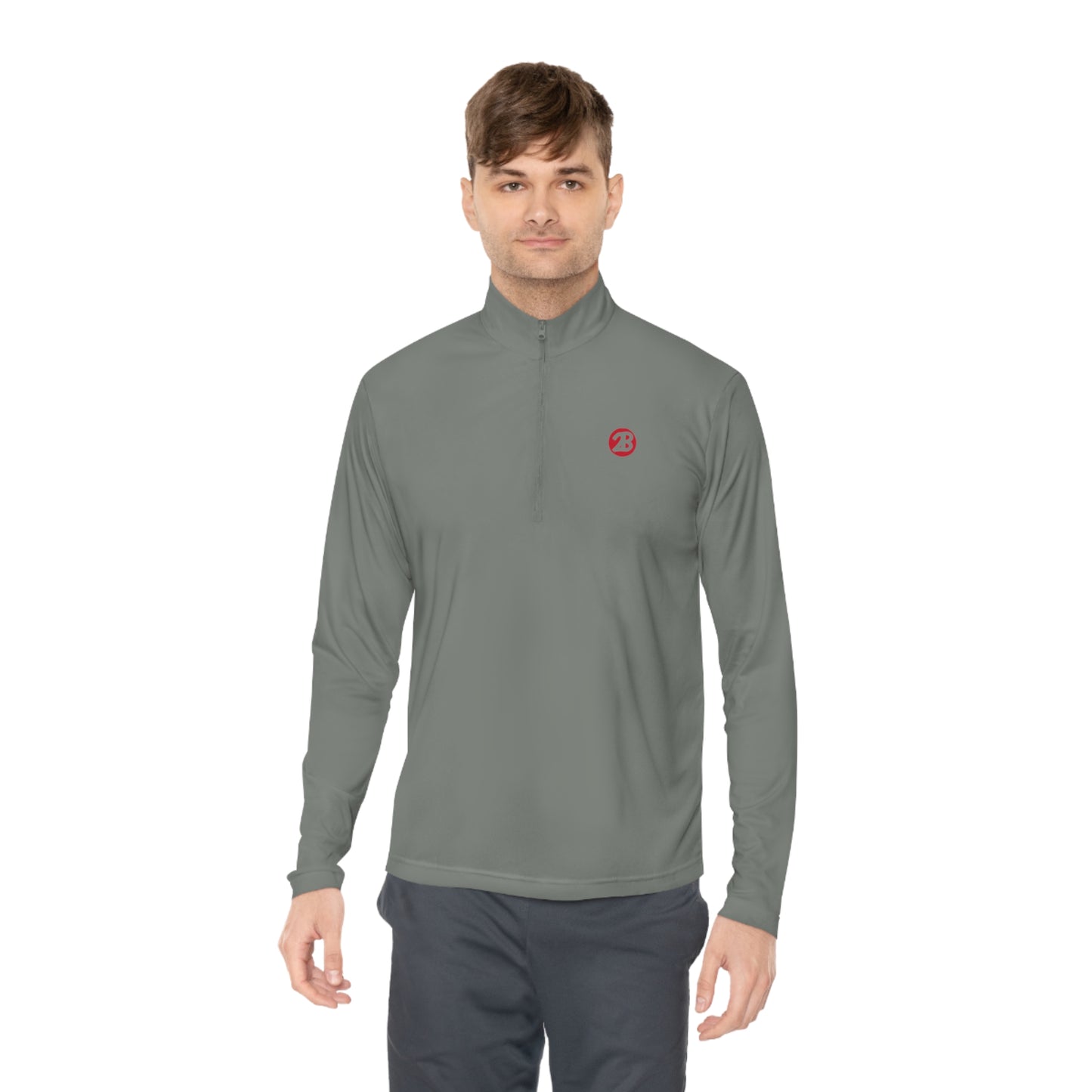 2Bdiscontinued. unisex quarter-zip pullover 2B