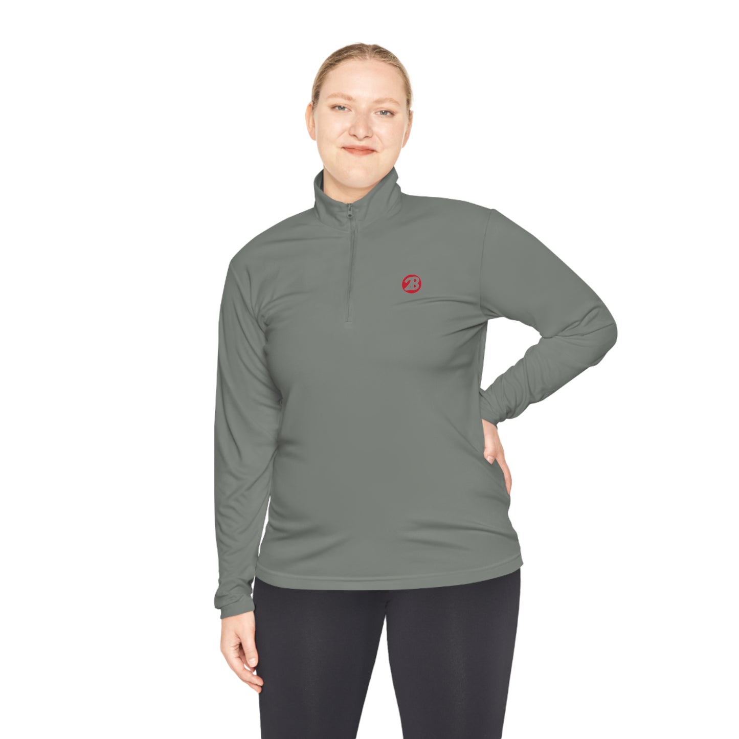 2Bdiscontinued. unisex quarter-zip pullover 2B