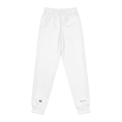 2Bdiscontinued. youth joggers wht