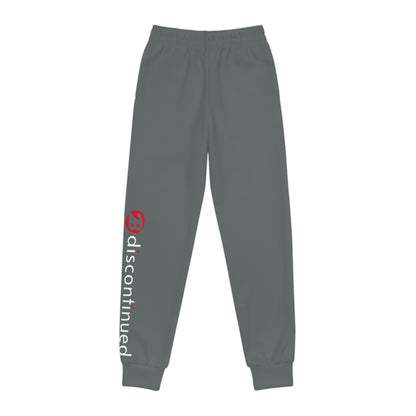 2Bdiscontinued. youth joggers drkgry