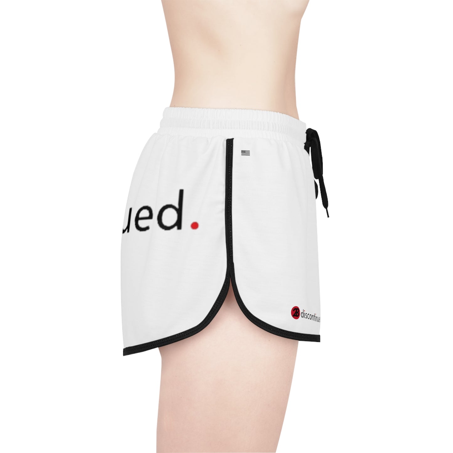 2Bdiscontinued. women's relaxed sports shorts whtdsc