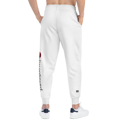 2Bdiscontinued. unisex athletic joggers wht