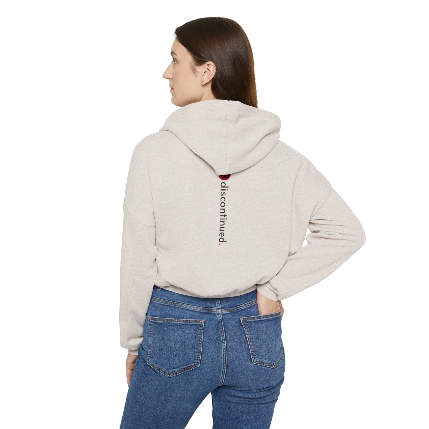 2Bdiscontinued. women's cinched bottom hoodie