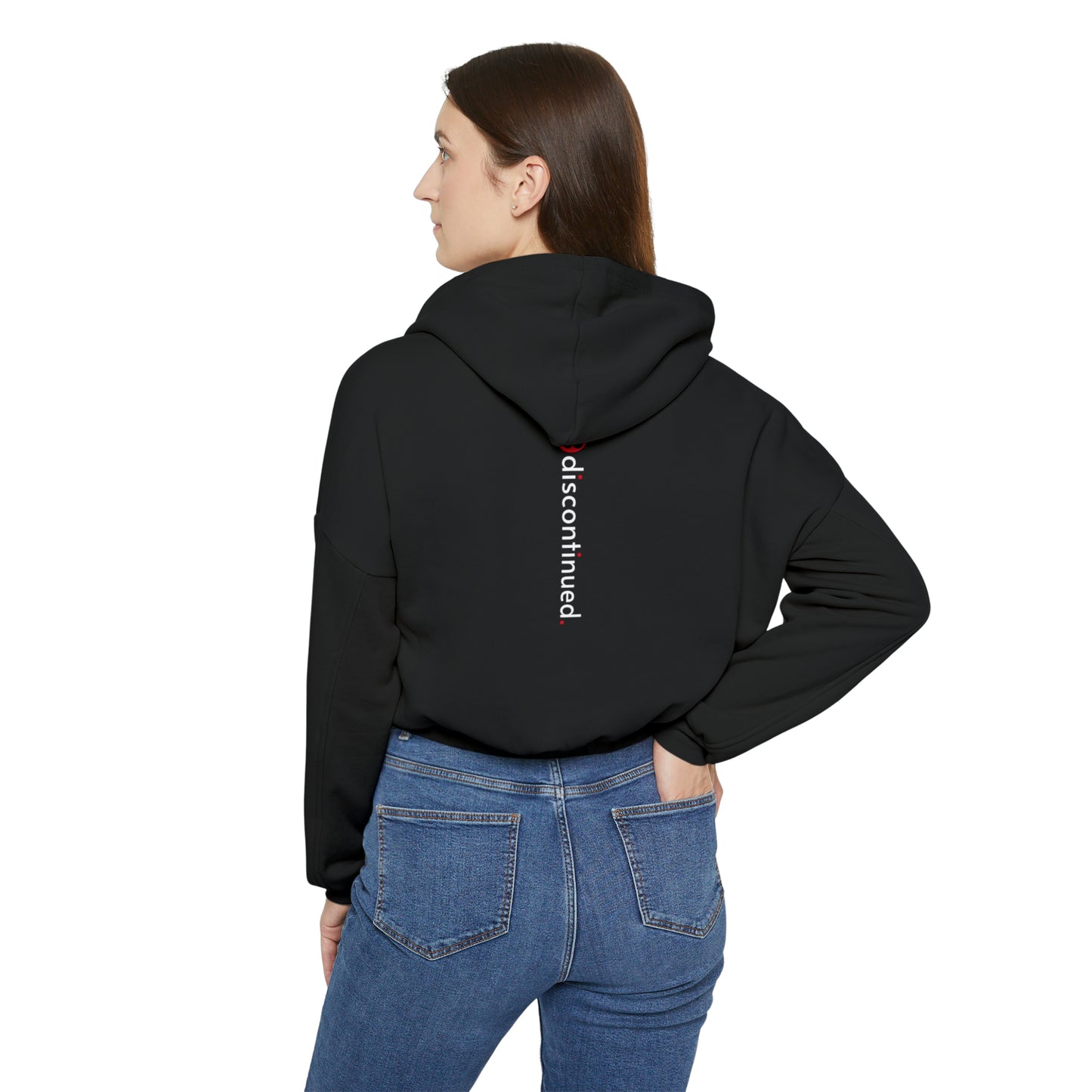 2Bdiscontinued. women's cinched bottom hoodie