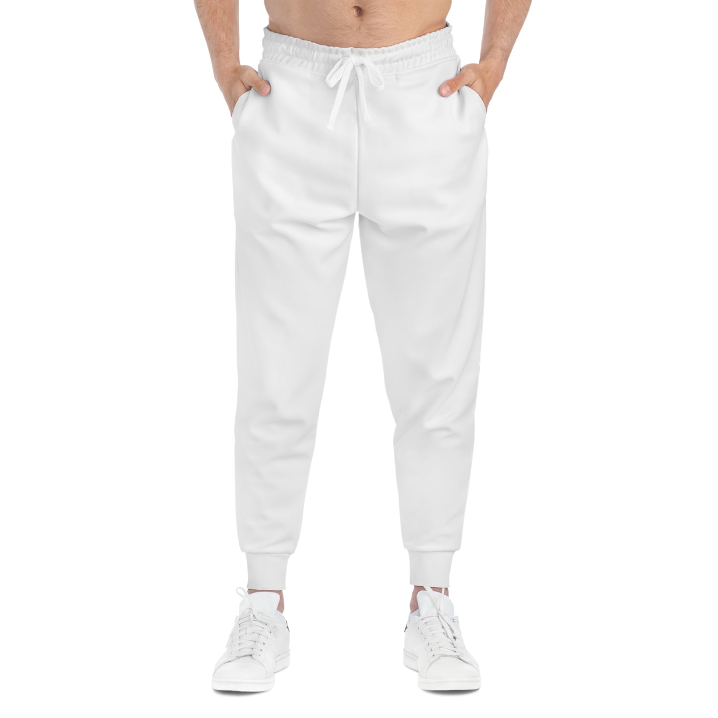 2Bdiscontinued. unisex athletic joggers wht