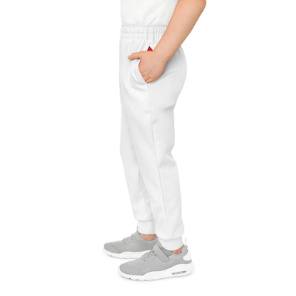2Bdiscontinued. youth joggers wht