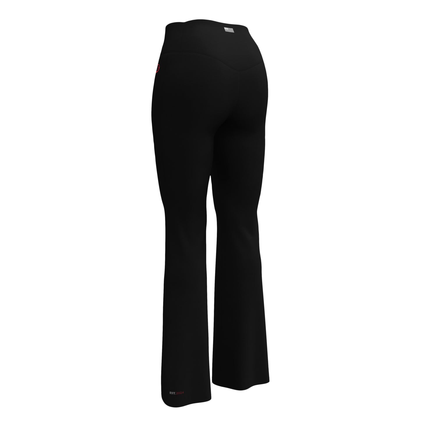 2Bdiscontinued. women's flare leggings blk