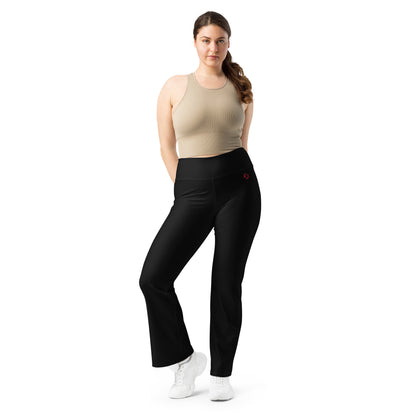 2Bdiscontinued. women's flare leggings blk