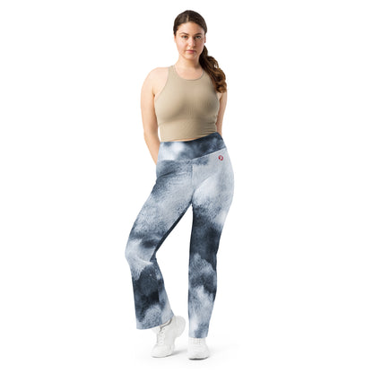 2Bdiscontinued. women's flare leggings blucld