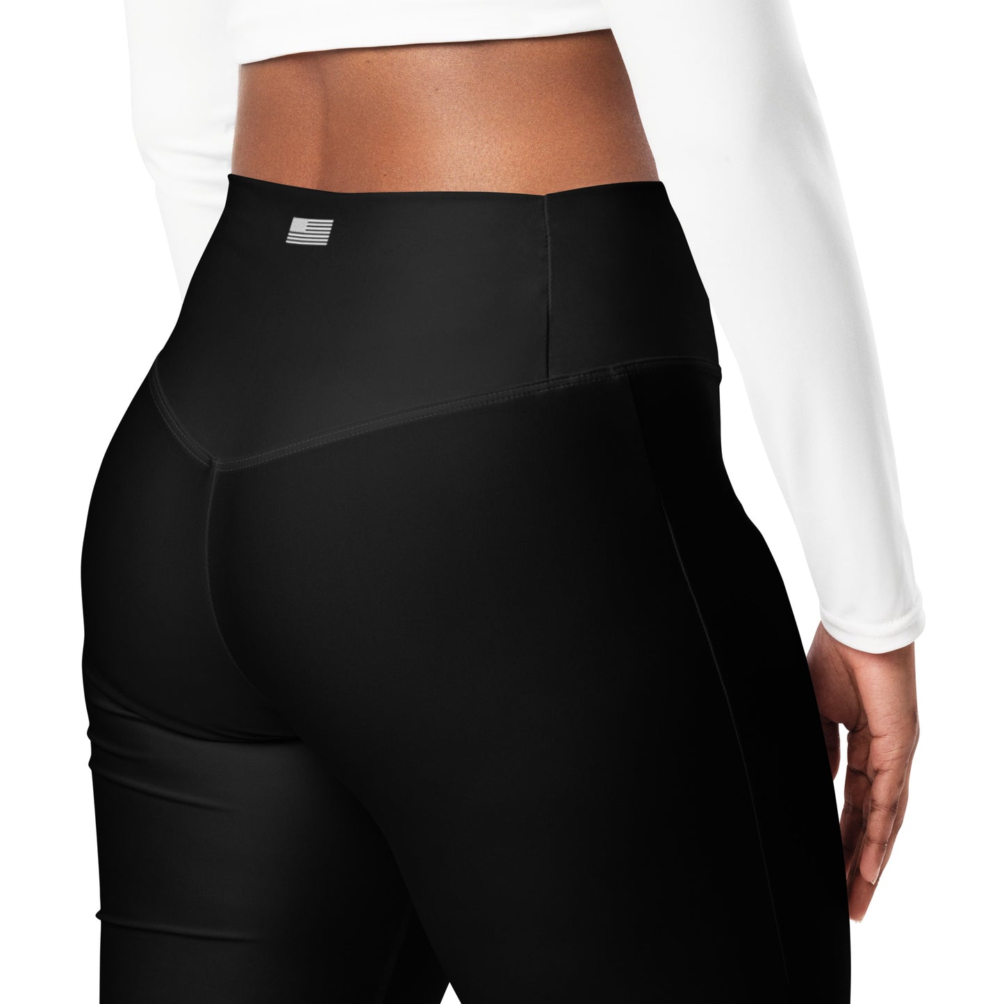 2Bdiscontinued. women's flare leggings blk