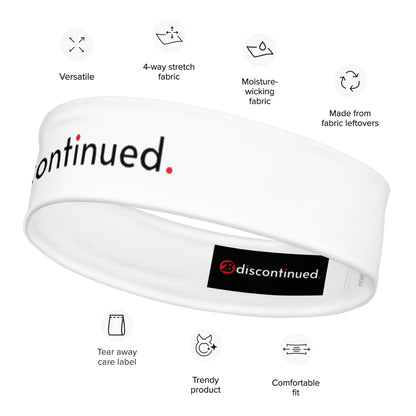 2Bdiscontinued. sports headband wht