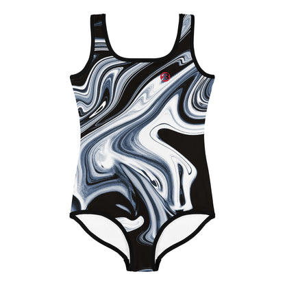 2Bdiscontinued. kid's one-piece swimsuit blueswrl