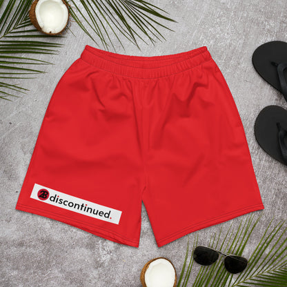 2Bdiscontinued. men's athletic shorts red