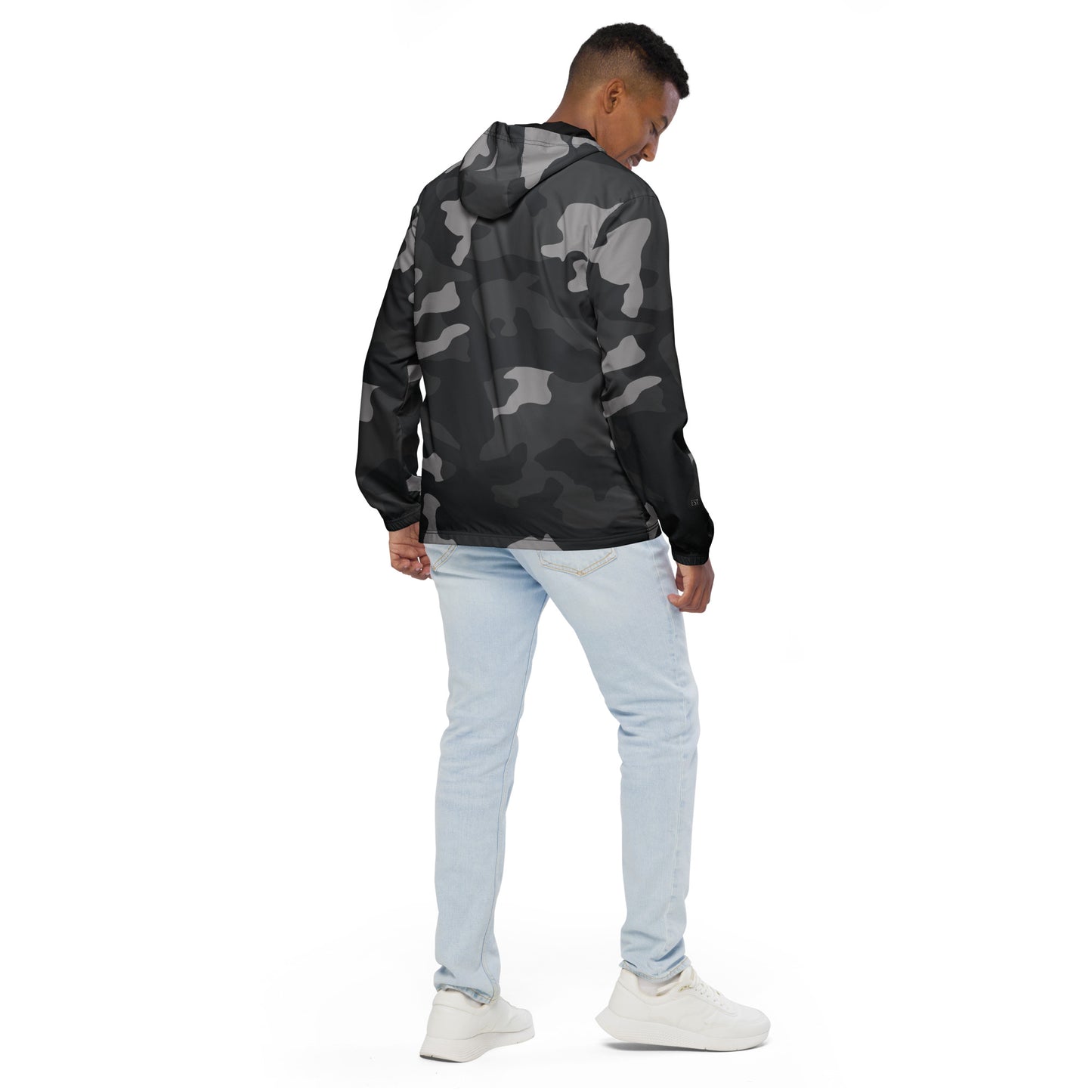 2Bdiscontinued. unisex windbreaker grycamo