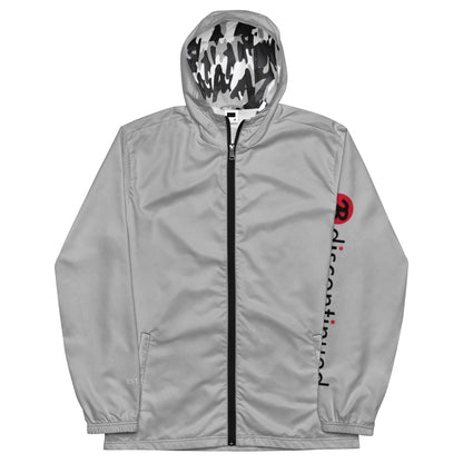 2Bdiscontinued. unisex windbreaker gry