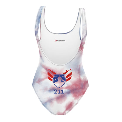 2Bdiscontinued. women's one-piece swimsuit 211 tiedye