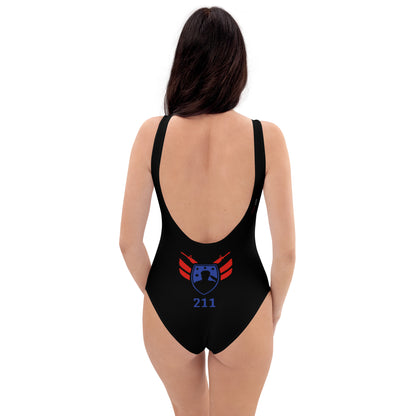 2Bdiscontinued. women's one-piece swimsuit 211 blk