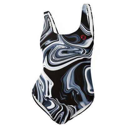 2Bdiscontinued. women's one-piece swimsuit blkswrl