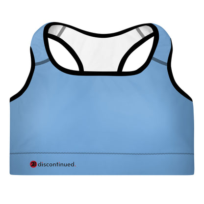 2Bdiscontinued. women's padded sports bra lhtblu