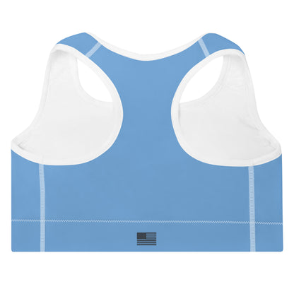 2Bdiscontinued. women's padded sports bra lhtblu