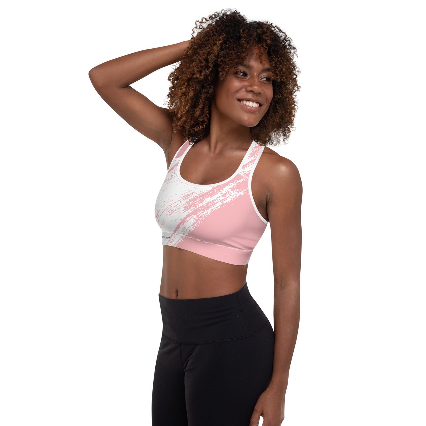 2Bdiscontinued. women's padded sports bra pnkrcr