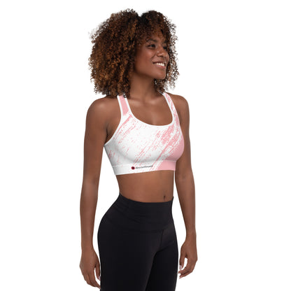 2Bdiscontinued. women's padded sports bra pnkrcr