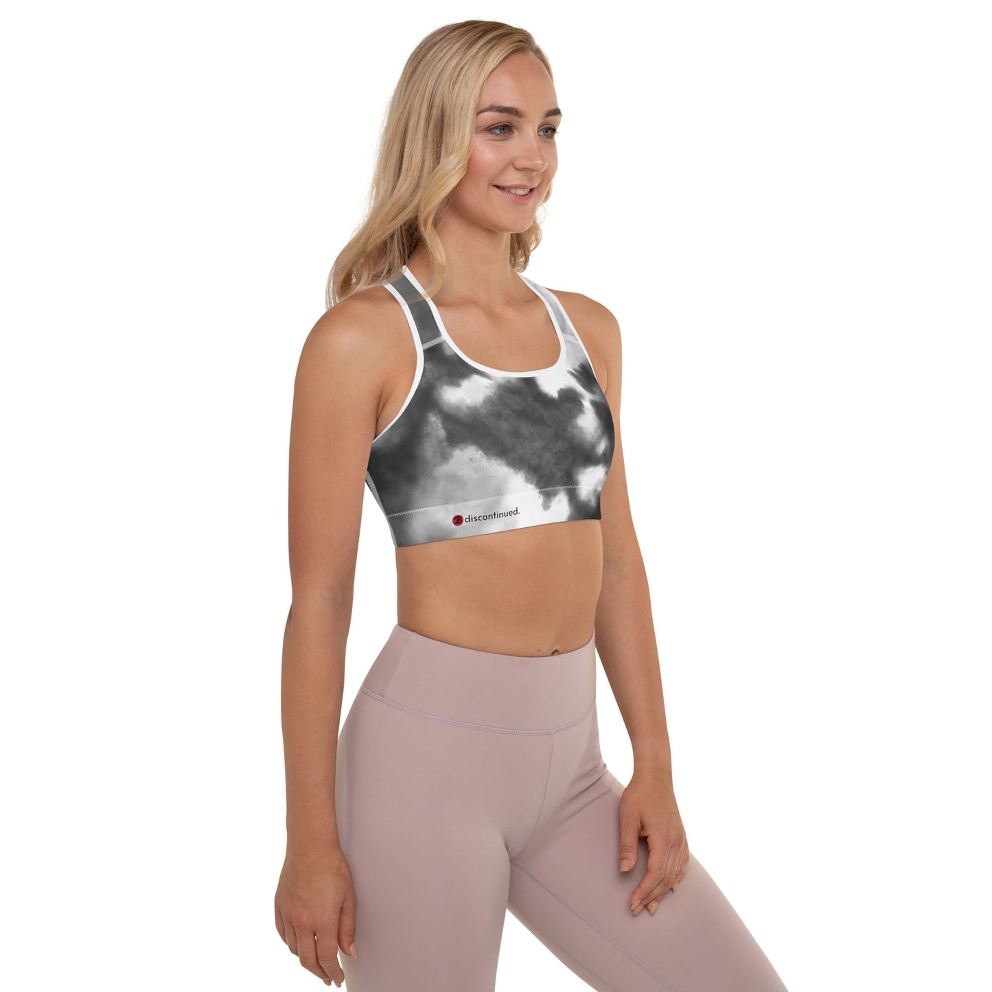 2Bdiscontinued. women's padded sports bra cldy