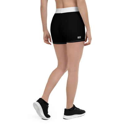 2Bdiscontinued. women's athletic shorts blk