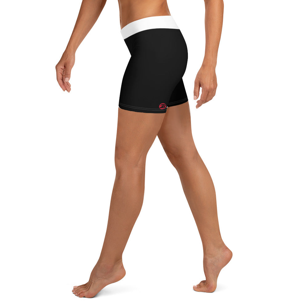 2Bdiscontinued. women's athletic shorts blk