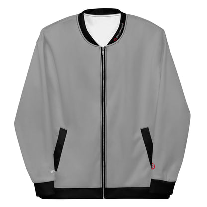 2Bdiscontinued. unisex track jacket gryblktrm