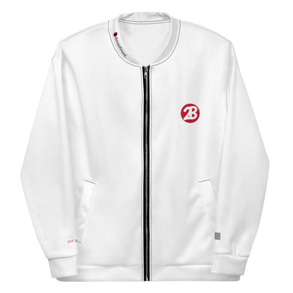 2Bdiscontinued. unisex track jacket wht2B