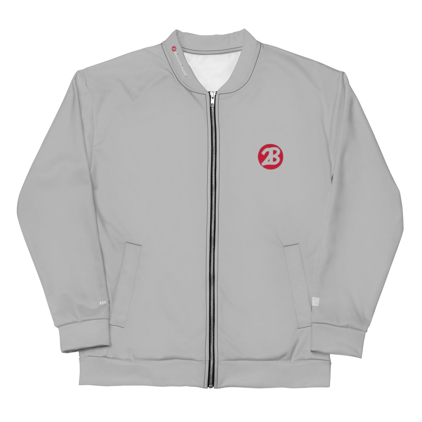 2Bdiscontinued. unisex track jacket slv2B