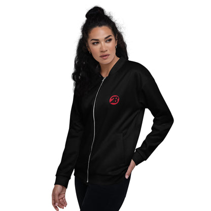 2Bdiscontinued. unisex track jacket blk2B