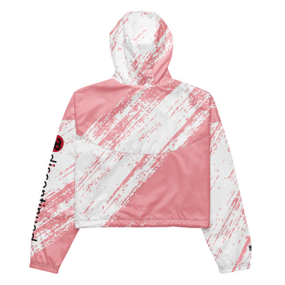 2Bdiscontinued. women's cropped windbreaker pnkrcr