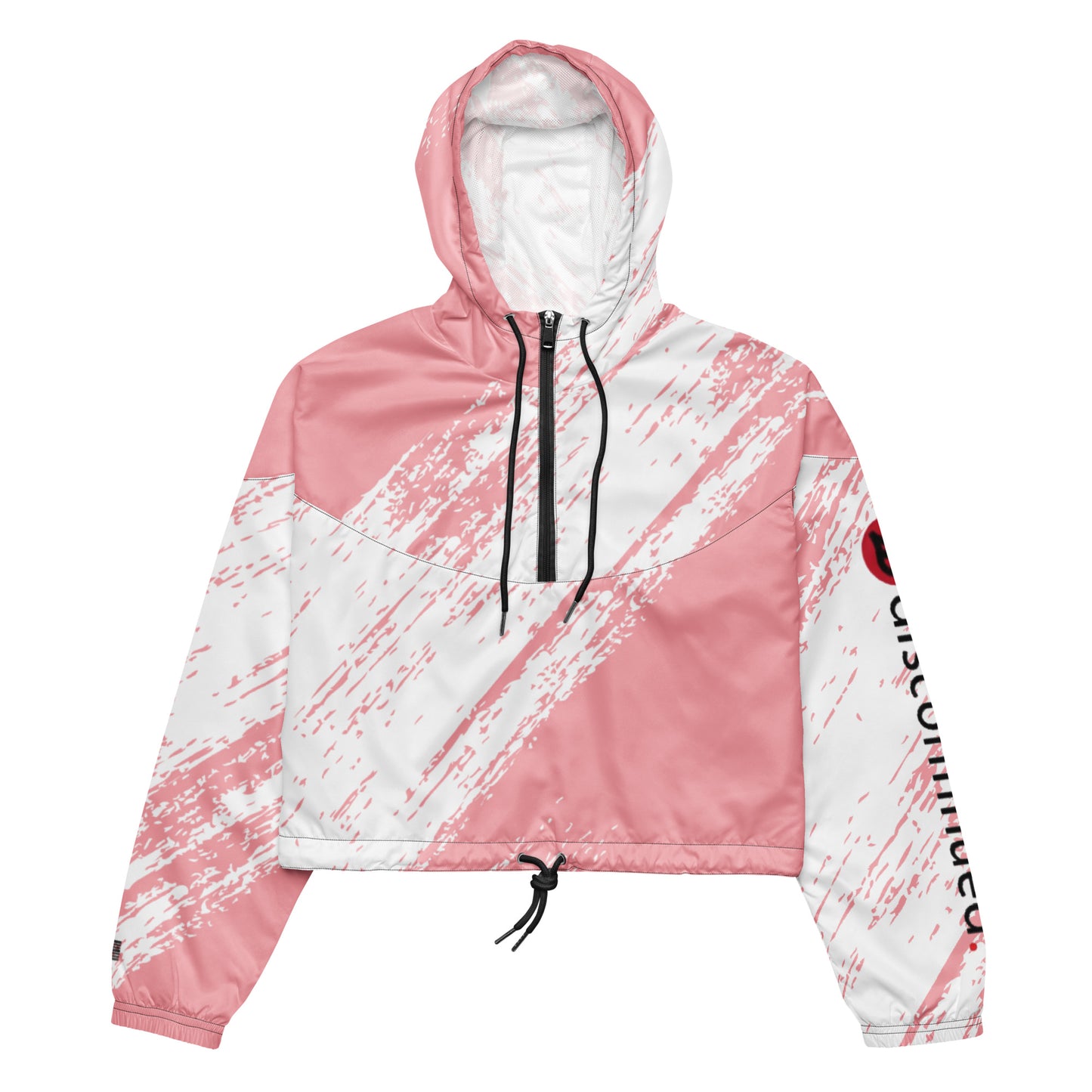 2Bdiscontinued. women's cropped windbreaker pnkrcr