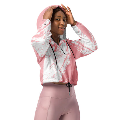 2Bdiscontinued. women's cropped windbreaker pnkrcr