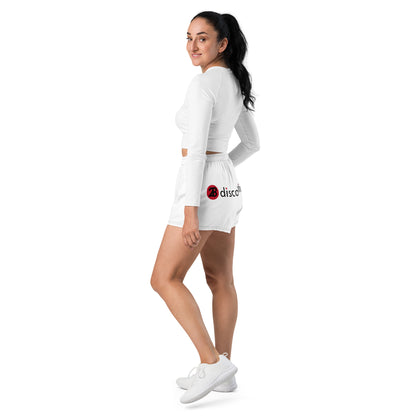 2Bdiscontinued. women’s athletic shorts wht