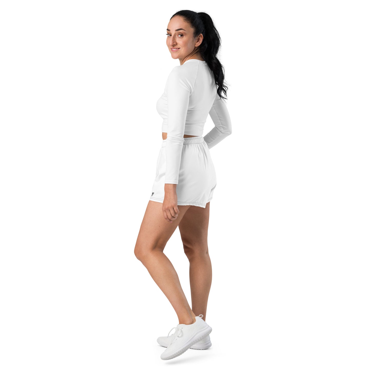 2Bdiscontinued. women’s athletic shorts wht