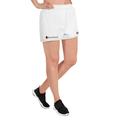 2Bdiscontinued. women’s athletic shorts wht